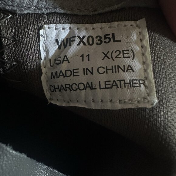 Propet Women 11 Gray Ankle Boot Charcoal Taneka Leather Knit Low Heel Zip Grey - Picture 8 of 8